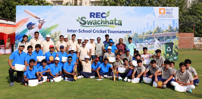REC concludes Swachhata Inter-School Cricket Tournament